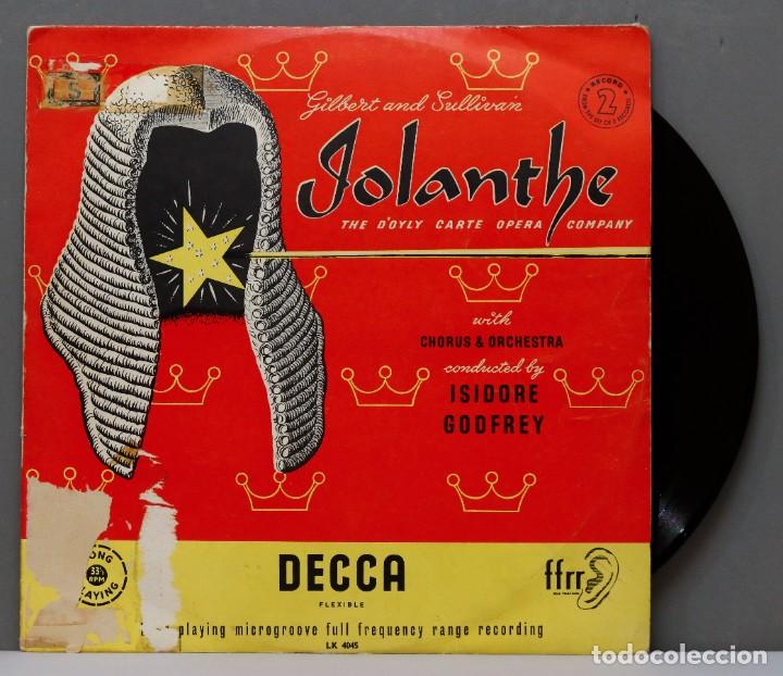 Discos de vinilo: LP. LOLANTHE. Gilbert & Sullivan - Foto 3