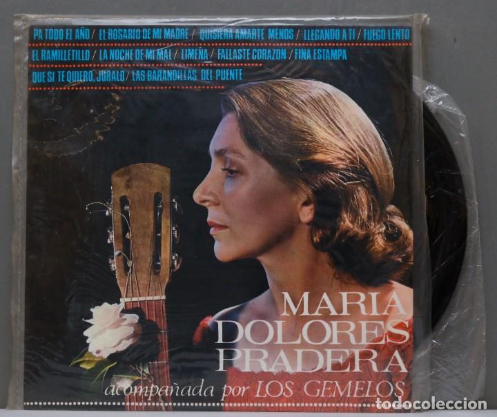 Discos de vinilo: LP. MARIA DOLORES PRADERA ACOMPA&Ntilde;ADA DE LOS GEMELOS - Foto 1