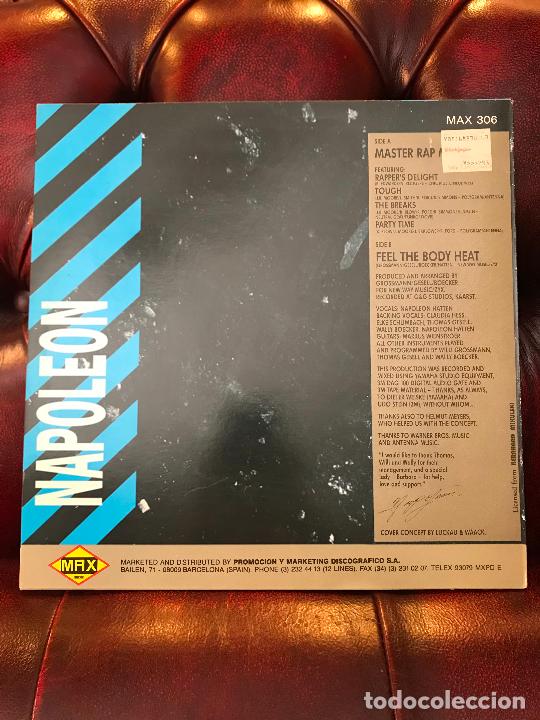 Discos de vinilo: Napole&oacute;n. Master rap mix. - Foto 2