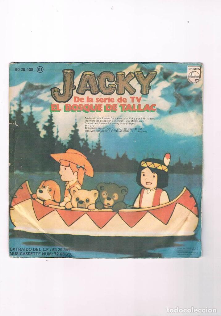 Discos de vinilo: Disco vinilo single Jacky el bosque de Tallac Philips 1978 **- - Foto 1