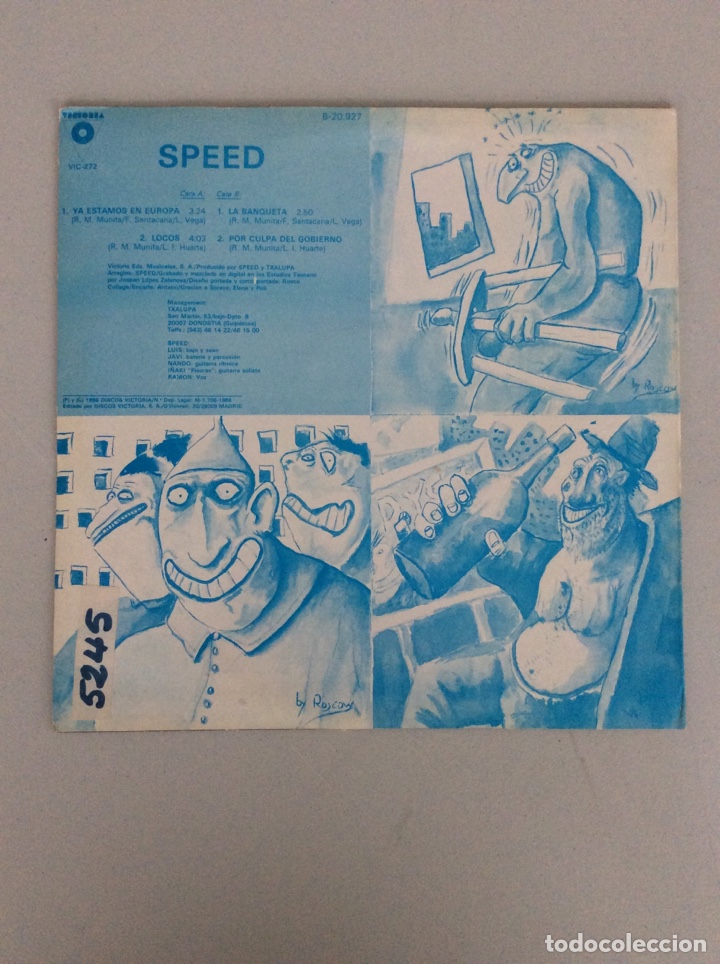 Discos de vinilo: &iexcl;Ya estamos en Europa! Speed - Foto 2