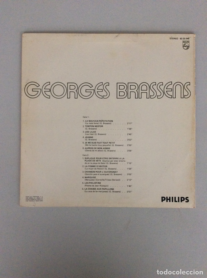 Discos de vinilo: Georges Brassens (disco de oro) - Foto 2