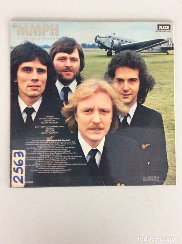 Discos de vinilo: MMPH. More miles per hour . John Miles - Foto 2