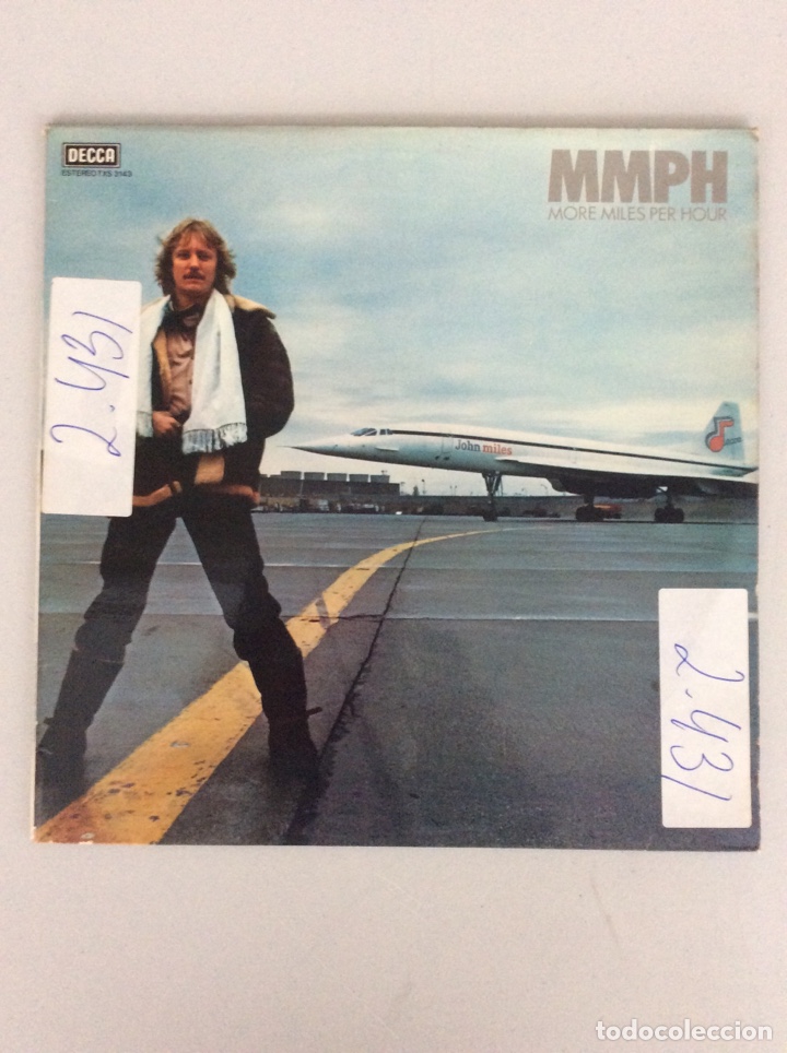 Discos de vinilo: MMPH. More miles per hour . John Miles - Foto 1
