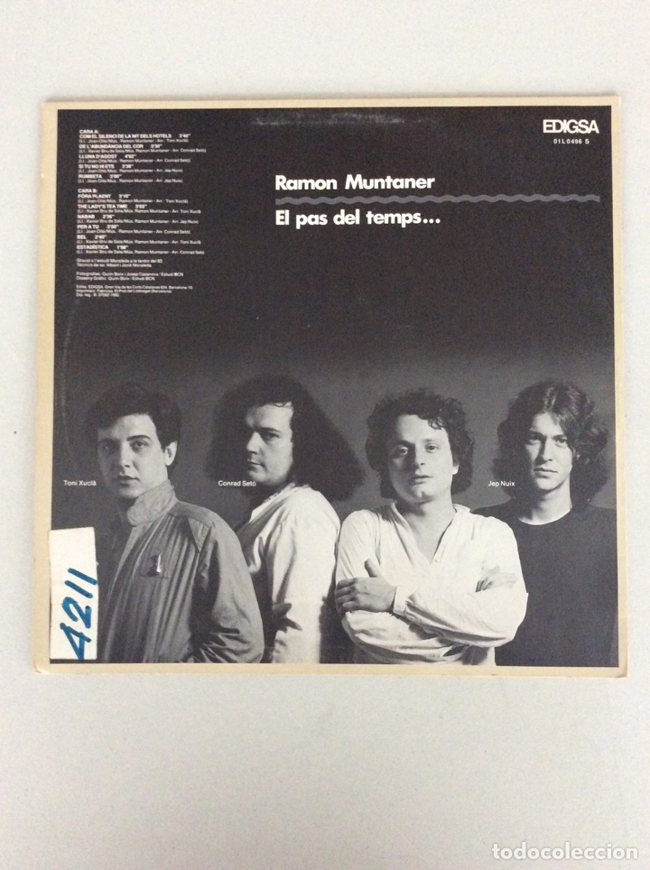 Discos de vinilo: Ramon Muntaner. El pas del temps... - Foto 2