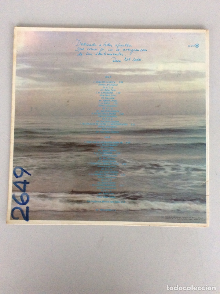 Discos de vinilo: Rosa Mar&iacute;a Sobo - Foto 2