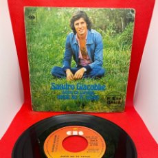 Discos de vinilo: SANDRO GIACOBBE, CANTA EN ESPAÑOL - AMOR NO TE VAYAS / HACE DIEZ AÑOS, CBS 1976.