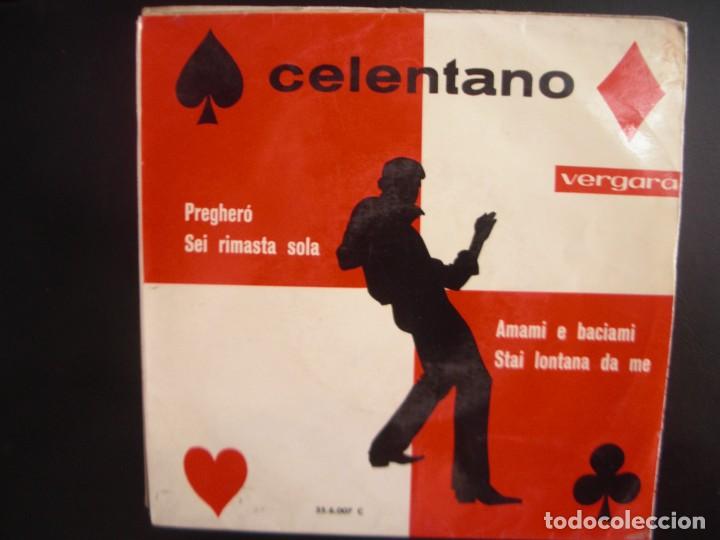 Discos de vinilo: ADRIANO CELENTANO- PREGHER&Oacute;. EP. - Foto 1