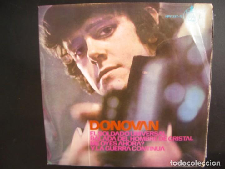 Discos de vinilo: DONOVAN- SOLDADO UNIVERSAL. EP. NEAR MINT. - Foto 1
