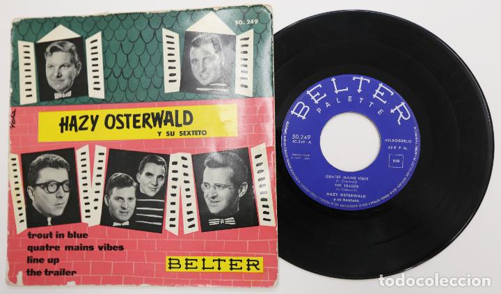Discos de vinilo: SINGLE Hazy Osterwald Trout in blue - Foto 1