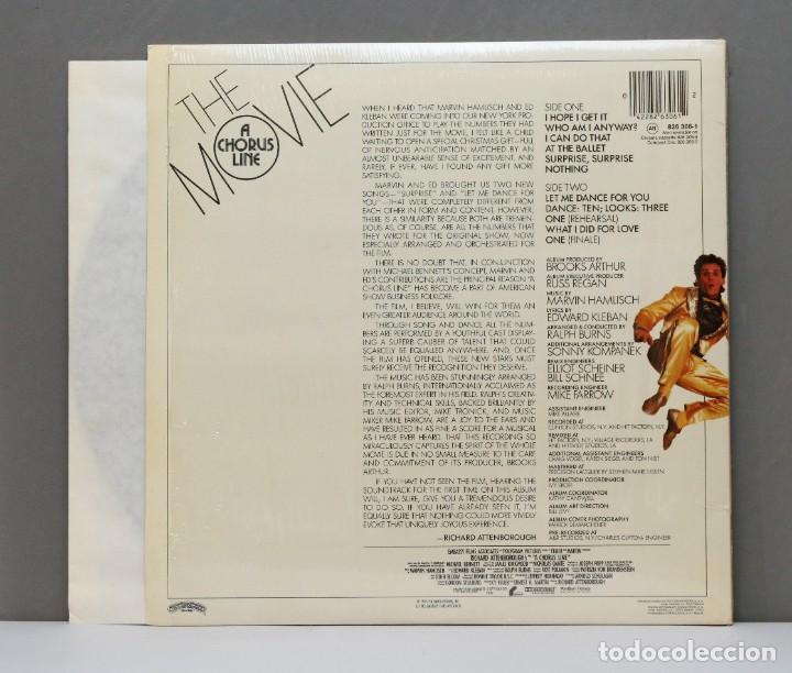 Discos de vinilo: LP. THE MOVIE. A CHORUS LINE - Foto 2