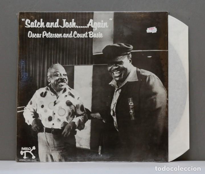 Discos de vinilo: LP. SATCH AND JOHN...AGAIN. PETERSON. BASIE - Foto 1