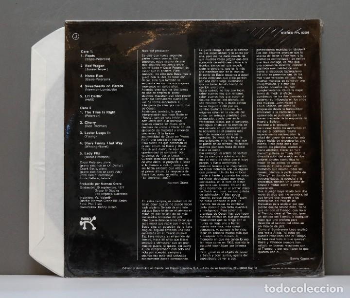 Discos de vinilo: LP. SATCH AND JOHN...AGAIN. PETERSON. BASIE - Foto 2