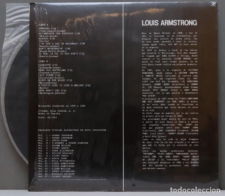 Discos de vinilo: LP. CON SWING. LOUIS ARMSTRONG. 13 - Foto 2