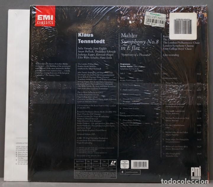 Discos de vinilo: LASERDISC. MAHLER. SYMPHONY 8. TENNSTEDT - Foto 2