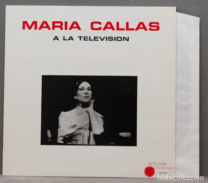 Discos de vinilo: LP. MARIA CALLAS. A LA TELEVISION - Foto 1