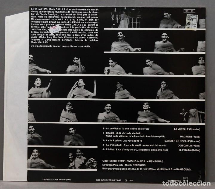 Discos de vinilo: LP. MARIA CALLAS. A LA TELEVISION - Foto 2