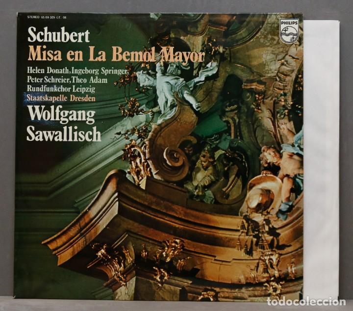Discos de vinilo: LP. SCHUBERT. MISA EN BEMOL MAYOR - Foto 1