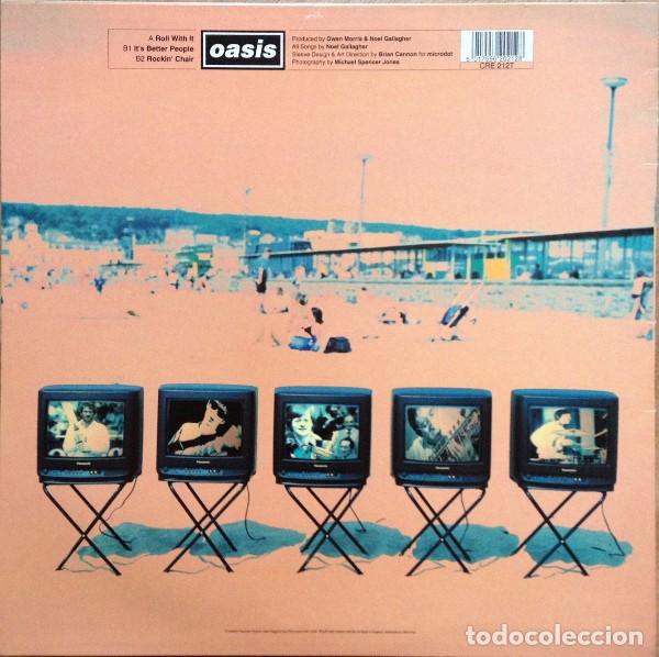 Discos de vinilo: Oasis &ndash; Roll With It -Maxi Single- - Foto 2