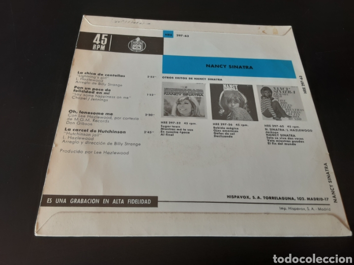 Discos de vinilo: Nancy Sinatra - Foto 2