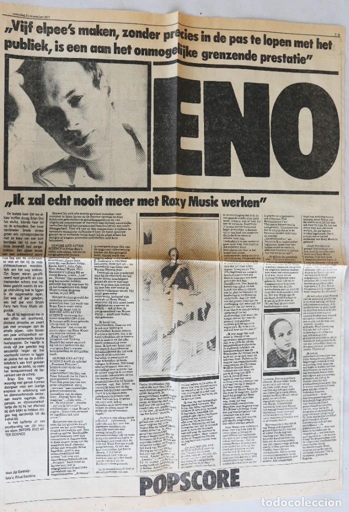 Discos de vinilo: LP de ENO - Taking Tiger Mountain - Foto 4