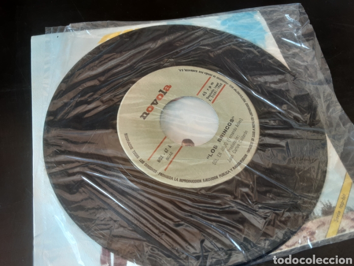 Discos de vinilo: Los Brincos. Sol en julio - Foto 3