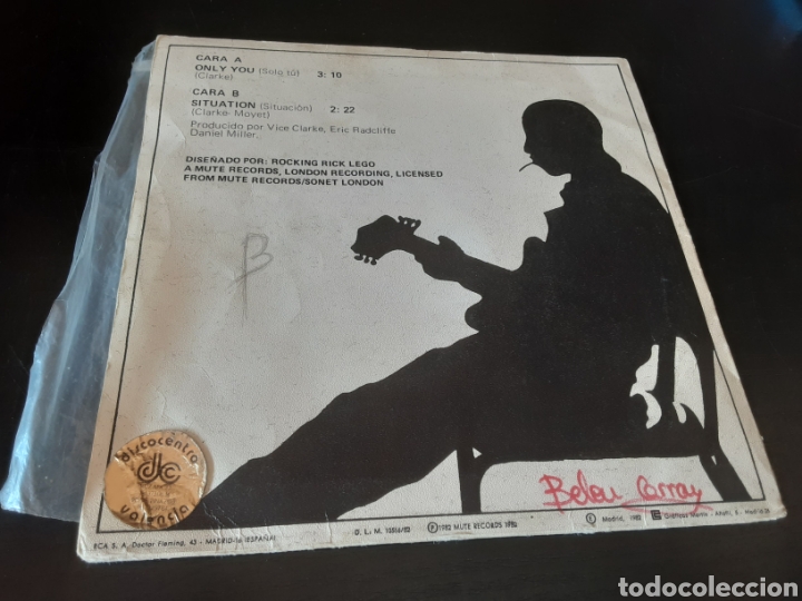 Discos de vinilo: Yazoo. Only you c/w Situation - Foto 2