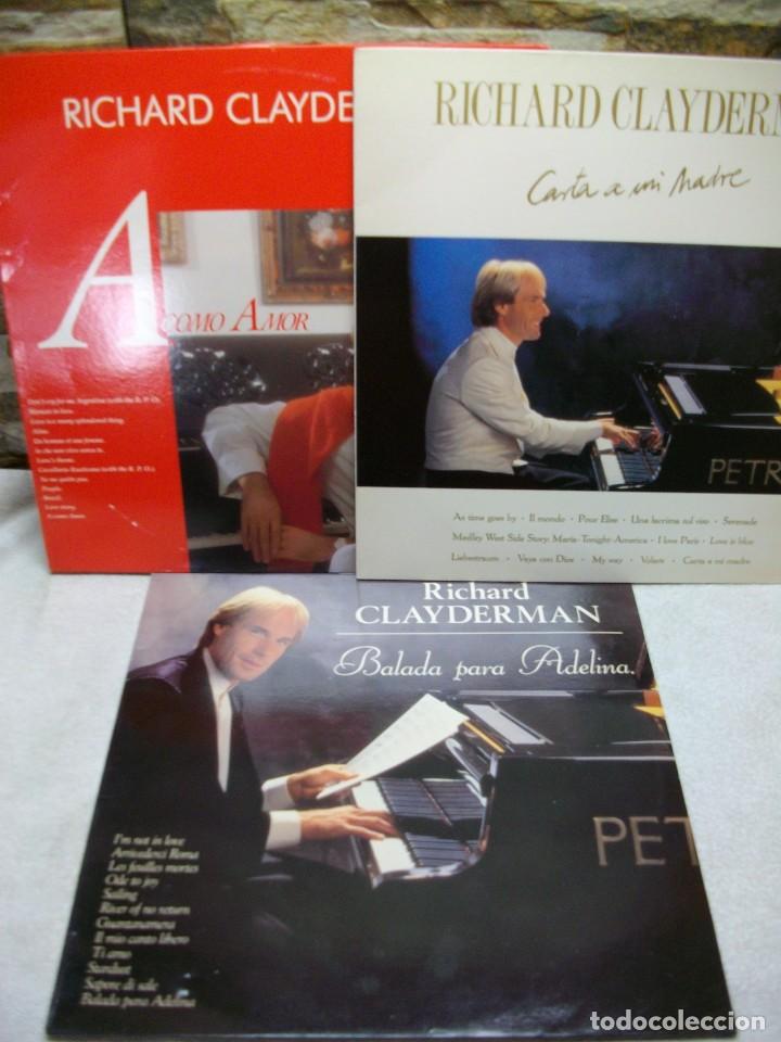 Discos de vinilo: Richard Clayderman &ndash; Colecci&oacute;n de &Eacute;xitos 3 x Vinilo, LP - Foto 2