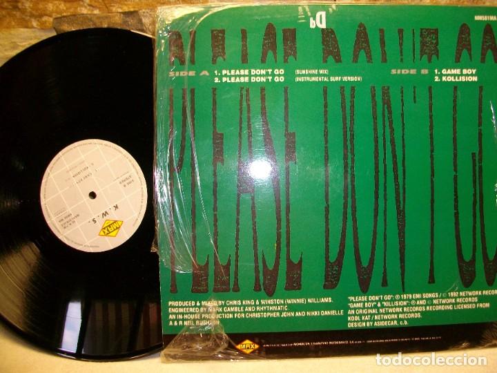 Discos de vinilo: K.W.S. &ndash; Please Dont Go Vinilo, 12&rdquo; MAxi - Foto 2