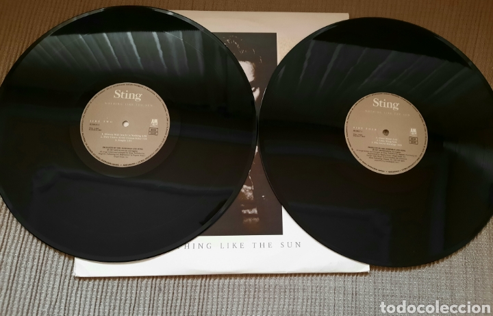 Discos de vinilo: DOBLE LP STING - NOTHING LIKE THE SUN - - Foto 2