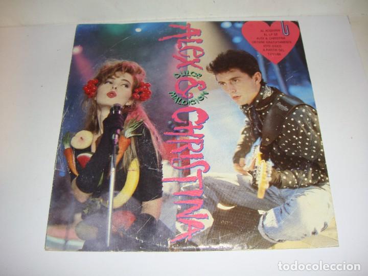 Discos de vinilo: Disco de vinilo. Single. ALEX Y CHRISTINA (Dulce Maldicion) - Foto 1
