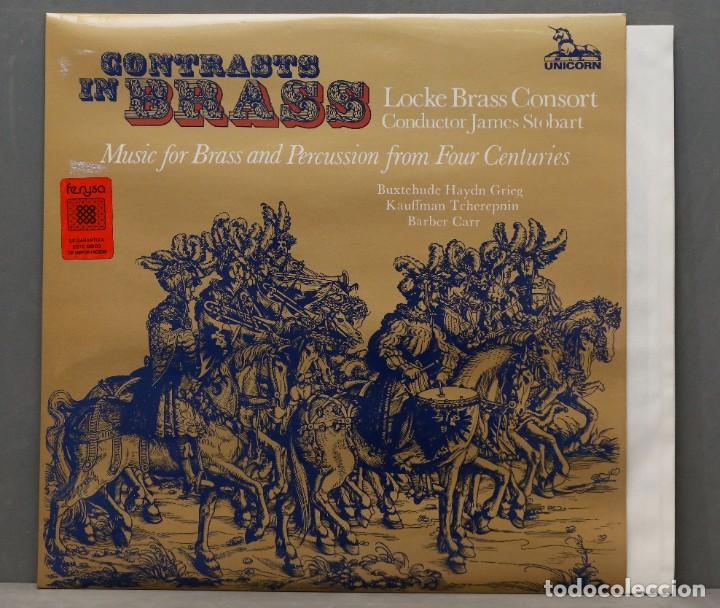 Vinyl-Schallplatten: LP. LOCKE BRASS CONSORT. CONTRAST IN BRASS