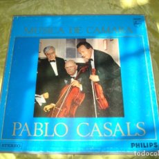 Discos de vinilo: PABLO CASALS. MUSICA DE CAMARA. CAJA CON 3 LP´S + LIBRETO. PHILIPS, 1970. Lote 272969818