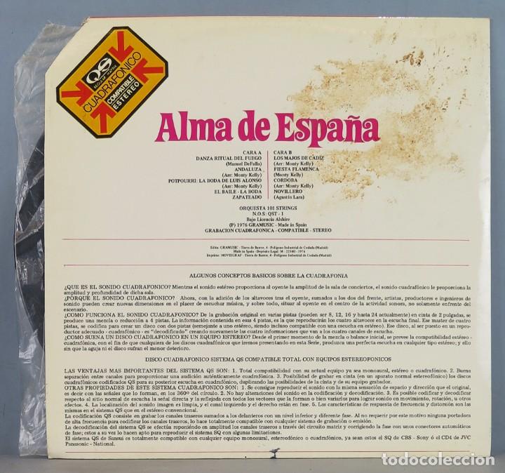 Discos de vinilo: LP. ALMA ESPA&Ntilde;OLA GM - Foto 2