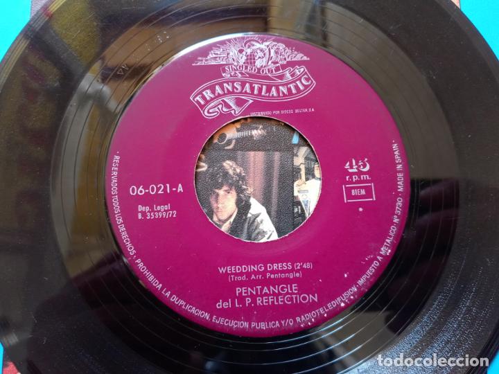 Discos de vinilo: Pentangle- weedding dress/ will the circle be unbroken?- single 1972 - Foto 3