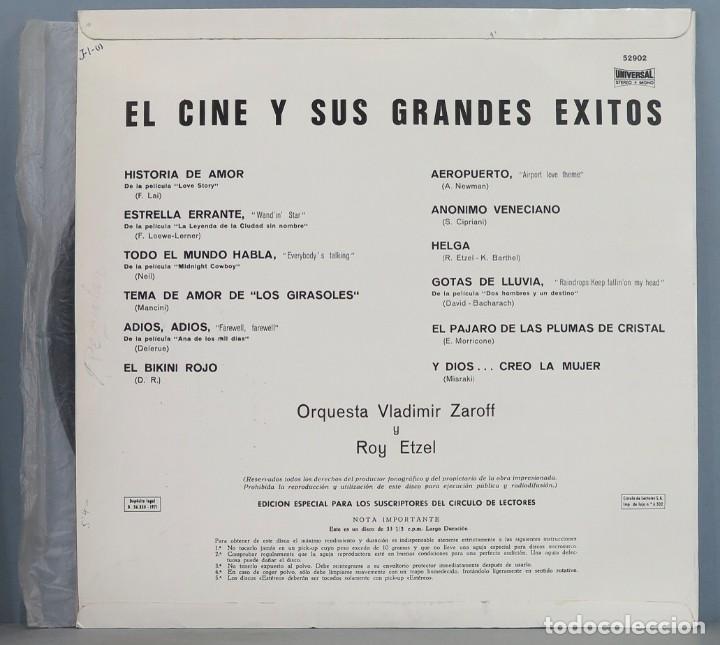 Discos de vinilo: LP. EL CINE Y SUS GRANDES EXITOS - Foto 2