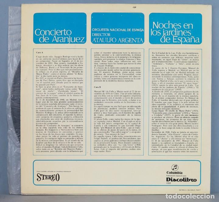 Discos de vinilo: LP. NOCHE EN LOS JARDINES - Foto 2