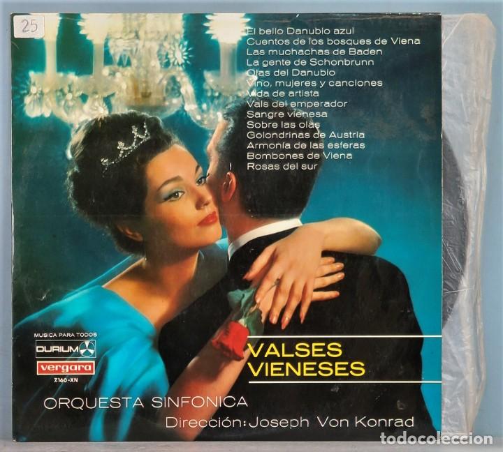 Discos de vinilo: LP. VALSES VIENESES - Foto 1