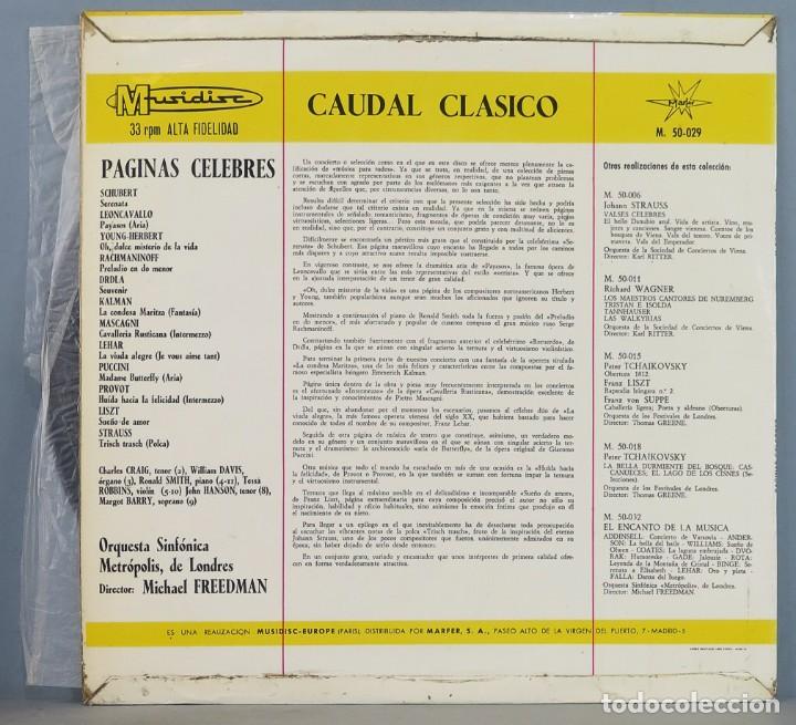 Discos de vinilo: LP. PAGINAS CELEBRES - Foto 2