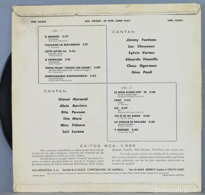 Discos de vinilo: LP. FESTIVAL DE EXITOS 1965 - Foto 2