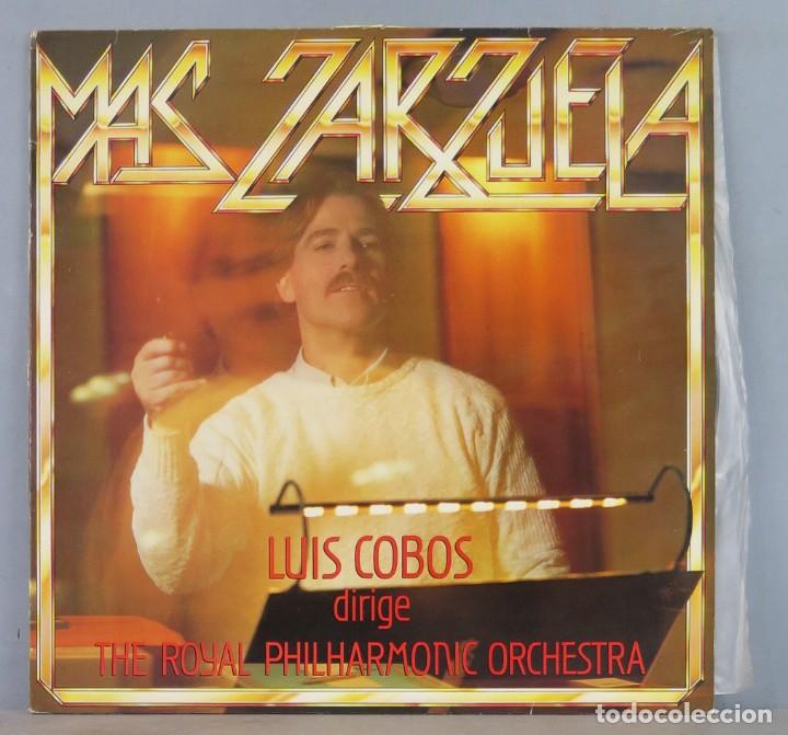 Discos de vinilo: LP. MAS ZARZUELA. LUIS COBOS - Foto 1