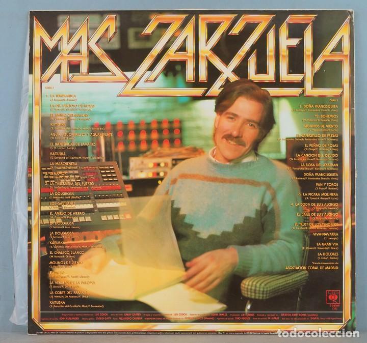 Discos de vinilo: LP. MAS ZARZUELA. LUIS COBOS - Foto 2