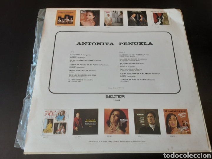 Discos de vinilo: Anto&ntilde;ita Pe&ntilde;uela - Foto 2