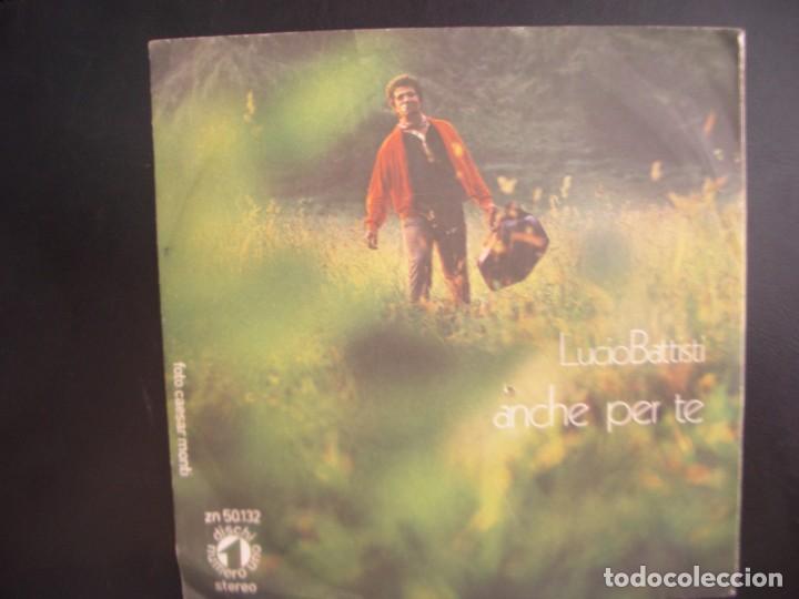 Discos de vinilo: LUCIO BATTISTI- ANCHE PER TE. SINGLE. - Foto 1