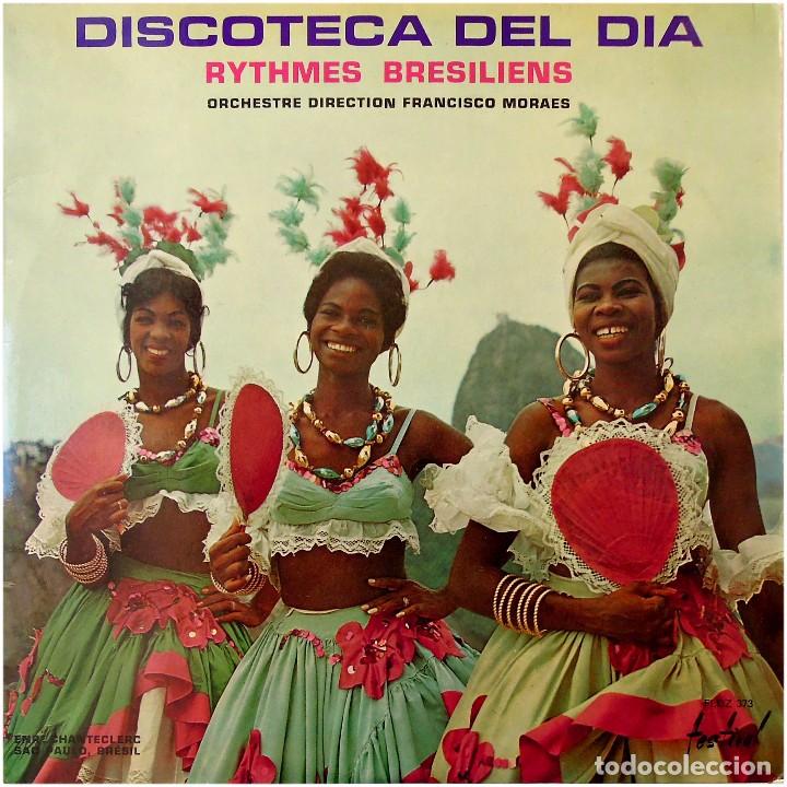 Disques de vinyle: Orq. Chantecler Francisco Moraes - Discoteca Del Dia, Rythmes Bresiliens - Lp France