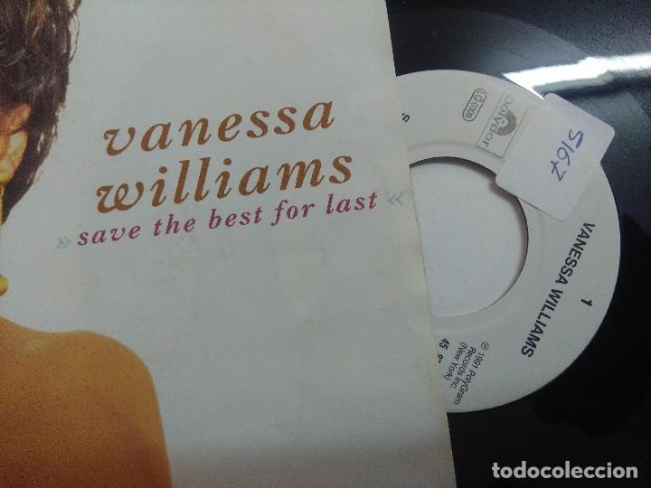 Discos de vinilo: SINGLE/VANESSA WILLIAMS/SAVE THE BEST FOR LAST. - Foto 2