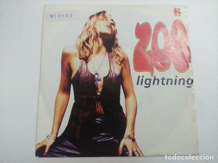 Discos de vinilo: SINGLE/ZOE/LIGHTNING. - Foto 1