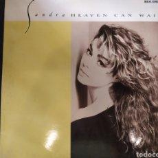 Discos de vinil: SANDRA HEAVEN CAN WAIT MAXI SINGLE VINILO DEL AÑO 1988. Lote 273169143