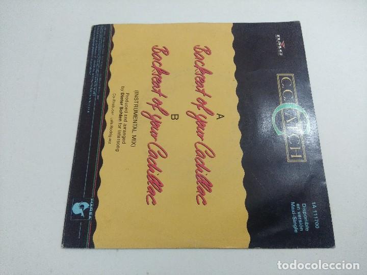Discos de vinilo: SINGLE/C.C.CATCH/BACK SEAT YOUR CADILLAC. - Foto 3