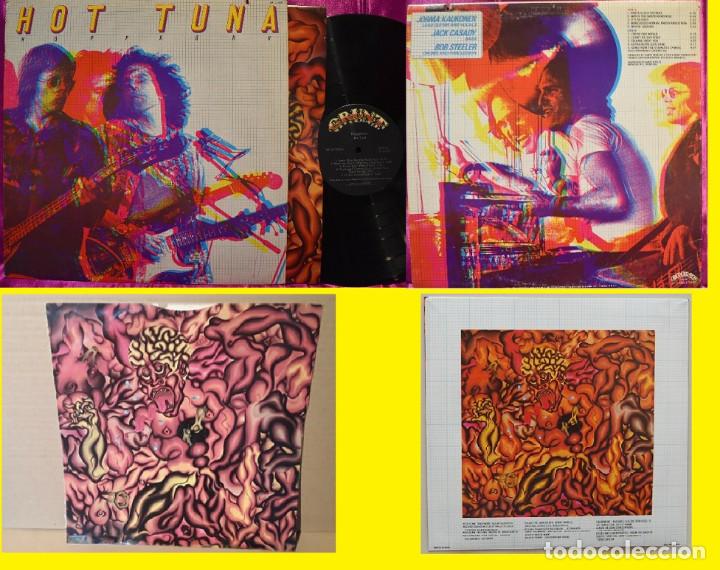 Discos de vinilo: jefferson airpalne, HOT TUNA / hoppkorv 76 !! jorma kaukonen guitar, complet 1&ordf; EDIC USA, impecable